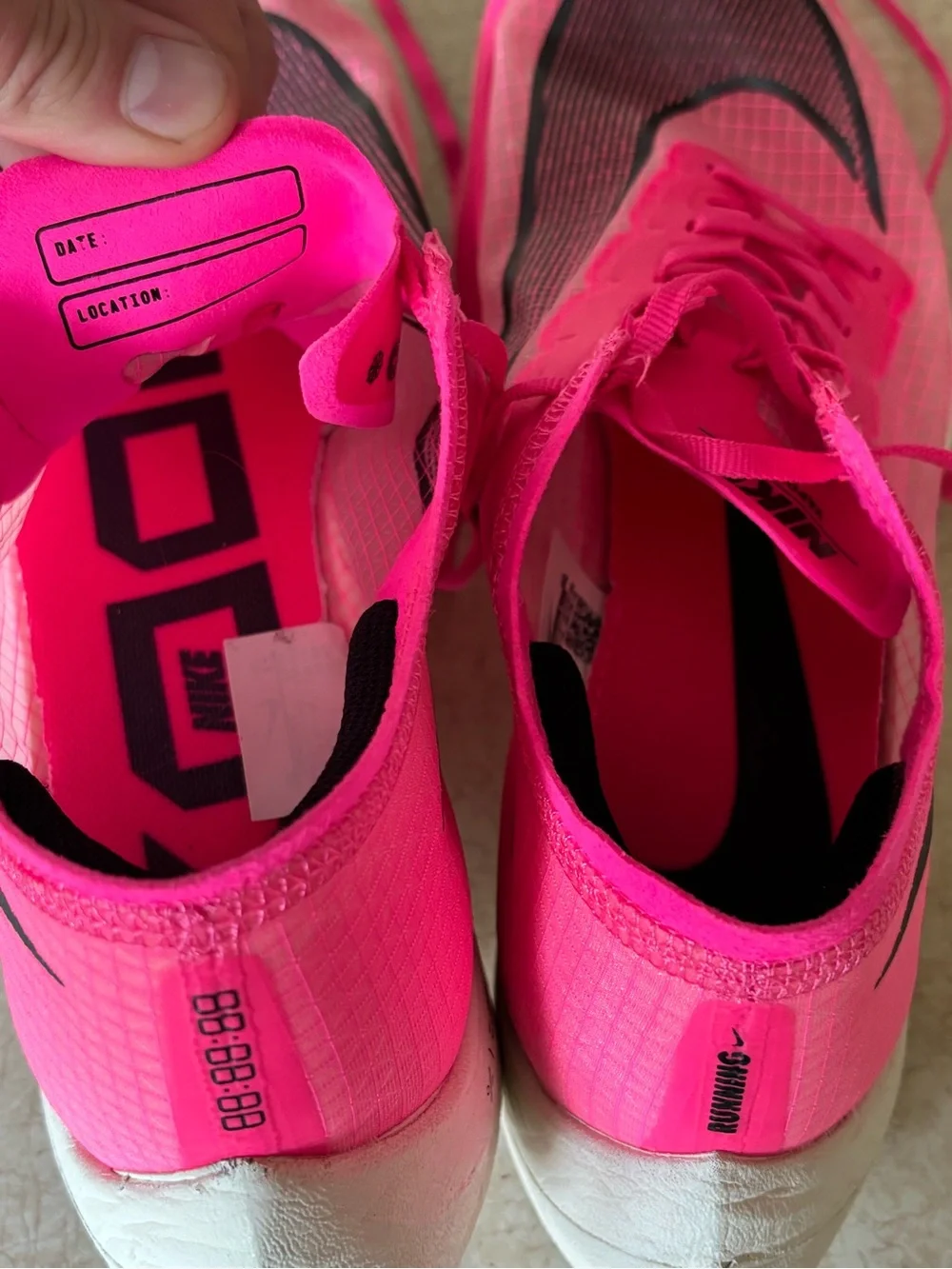 Nike ZoomX Vaporfly NEXT% Pink Blast Running Shoes Size 7.5 Men’s / 9 Women’s - Picture 8 of 11